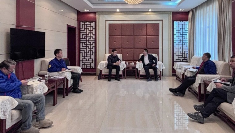 永靖县县委书记李登旭到刘化公司调研领导工作